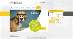Desktop Screenshot of everesta.eu