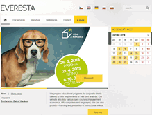 Tablet Screenshot of everesta.eu